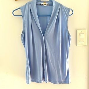 Calvin Klein baby blue blouse